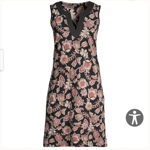 Lands End Womens Black Cotton Jersey Sleeveless Swim Cover-up Dress |SP| (NIP) - Picture 1 of 3